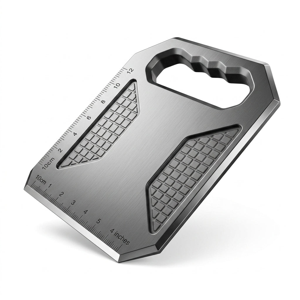 NGjkdue™ Premium Stainless Steel Bench Scraper - Multipurpose Dough Cutter and Food Chopper with Non-Slip Grip & Dual-Scale Measuring Rulers, Dishwasher Safe Pastry Scraper for Baking & Kitchen Meal Prep